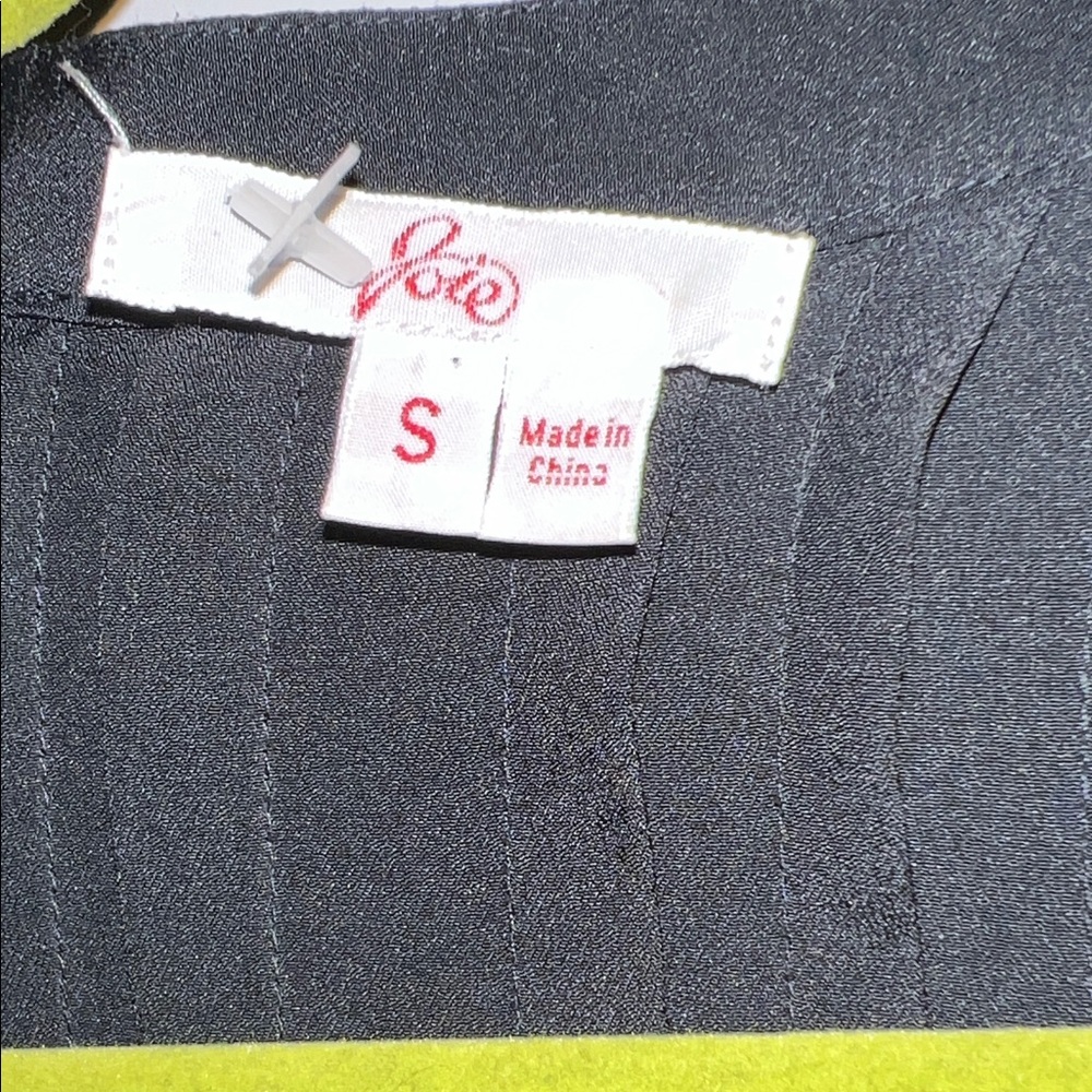 Joie Black Button-Down Blouse - image 2